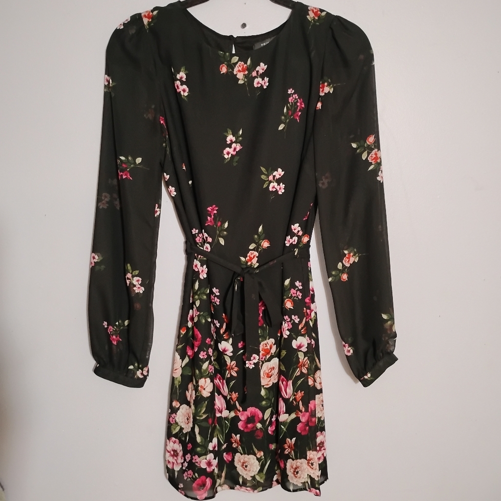 Primark Floral Long Sleeve Dress